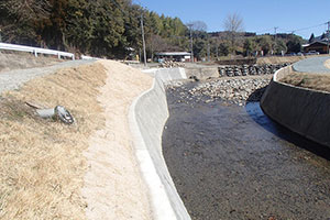 内野川河川改良工事